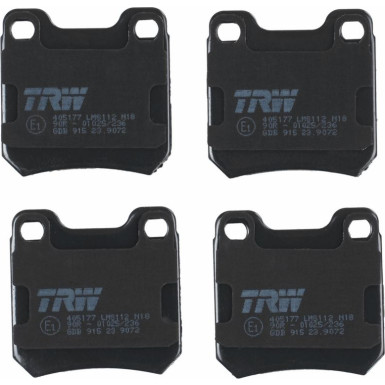 TRW Bremsbelagsatz, Scheibenbremse COTEC GDB915 TRW Bremsbelagsatz, Scheibenbremse COTEC GDB915