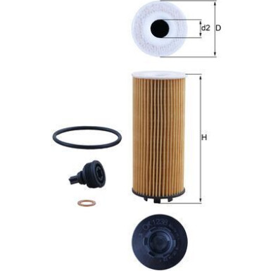 Ölfilter OX 1238D Ölfilter OX 1238D