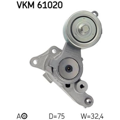 SKF Spannrolle, Keilrippenriemen VKM 61020