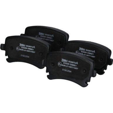 Valeo Bremsbelagsatz, Scheibenbremse EXPERT 302673A Valeo Bremsbelagsatz, Scheibenbremse EXPERT 302673A