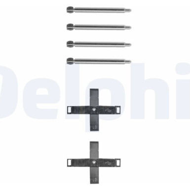 Delphi Zubehörsatz, Scheibenbremsbelag LX0268