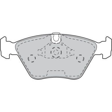 Valeo Bremsbelagsatz, Scheibenbremse 598310 Valeo Bremsbelagsatz, Scheibenbremse 598310