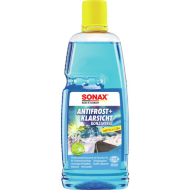 SONAX Frostschutz, Scheibenreinigungsanlage 1000ml Konzentrat AntiFrost+KlarSicht Konzentrat Citrus 03323000
