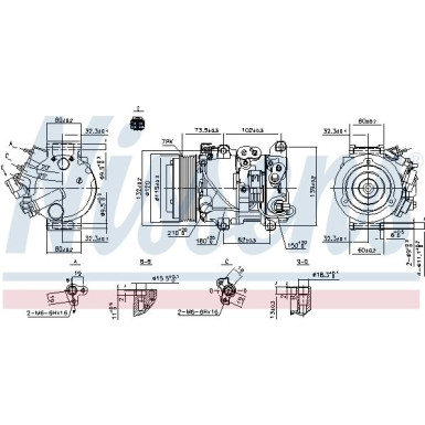 Kompressor, Klimaanlage 890158 Kompressor, Klimaanlage 890158