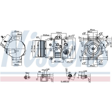 Kompressor, Klimaanlage 890631