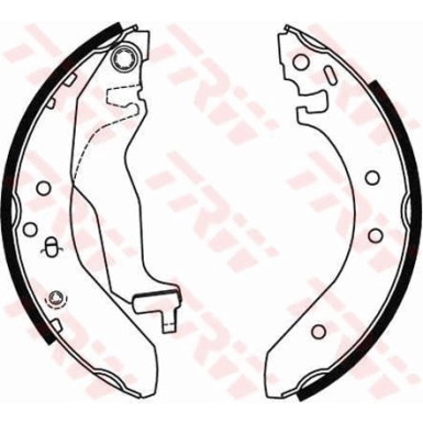 TRW Bremsbackensatz GS6246