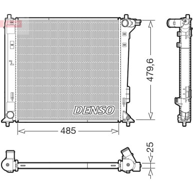 Kühler, Motorkühlung DRM41031 Kühler, Motorkühlung DRM41031