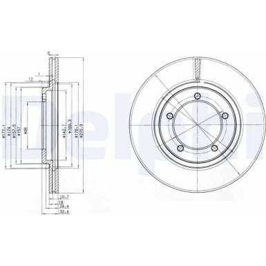 Bremsscheibe BG2534