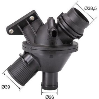 Mahle Thermostat, Kühlmittel BEHR TM 25 108