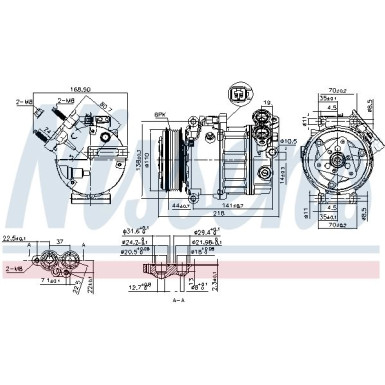 Kompressor, Klimaanlage 890125 Kompressor, Klimaanlage 890125