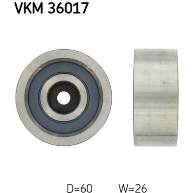 SKF Umlenk-/Führungsrolle, Keilrippenriemen VKM 36017 SKF Umlenk-/Führungsrolle, Keilrippenriemen VKM 36017