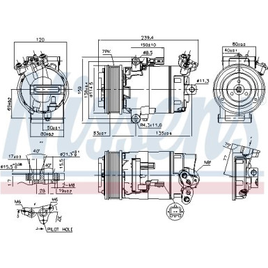Kompressor, Klimaanlage 89346