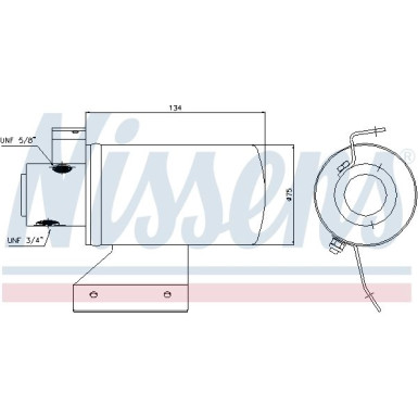 Nissens Trockner, Klimaanlage 95053