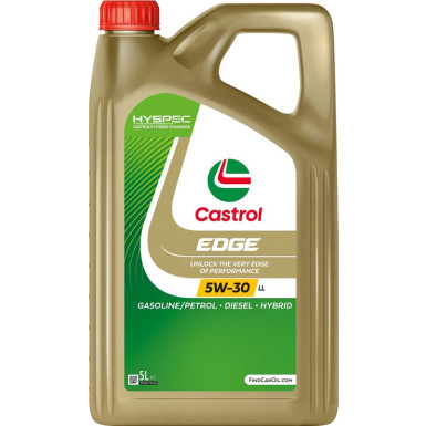 15F7E7 CASTROL EDGE LL 5W-30 Motoröl, 5l, Synthetiköl VW 504.00/507.00