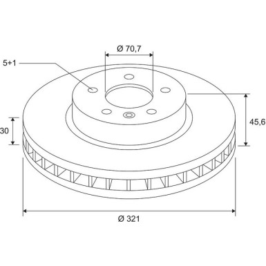 Bremsscheibe 672567 Bremsscheibe 672567