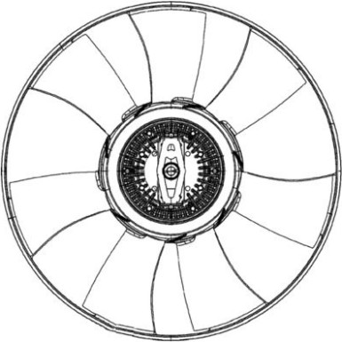 Mahle Lüfter, Motorkühlung BEHR Premium Line CFF 492 000P