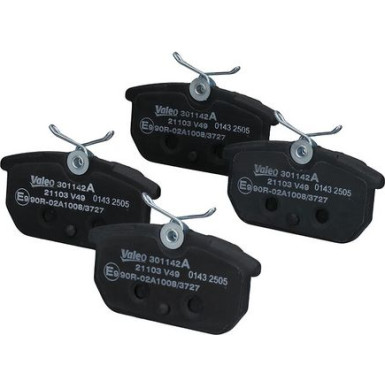 Valeo Bremsbelagsatz, Scheibenbremse EXPERT 301142A Valeo Bremsbelagsatz, Scheibenbremse EXPERT 301142A
