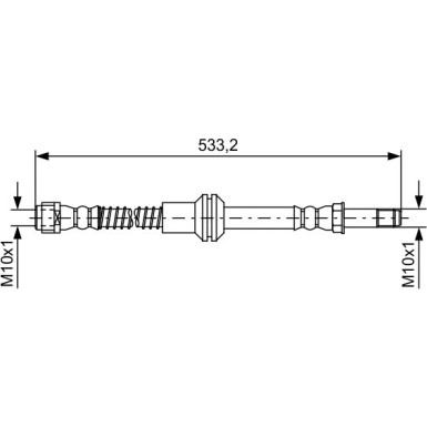 BOSCH Bremsschlauch 1 987 481 609