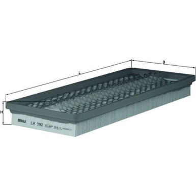 Luftfilter LX 592 Luftfilter LX 592