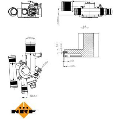 Thermostat, Kühlmittel 725022 Thermostat, Kühlmittel 725022