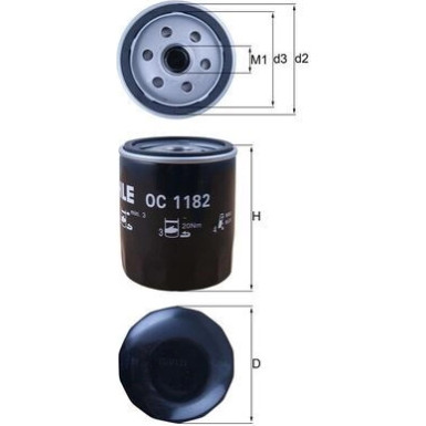 Knecht Ölfilter OC 1182