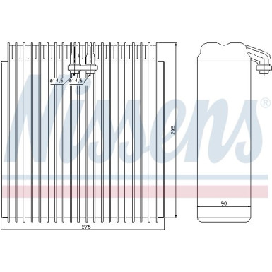 Verdampfer, Klimaanlage 92107 Verdampfer, Klimaanlage 92107