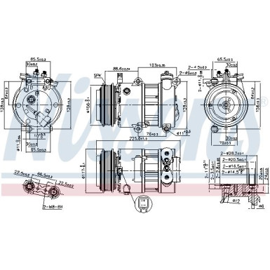 Kompressor, Klimaanlage 890664 Kompressor, Klimaanlage 890664