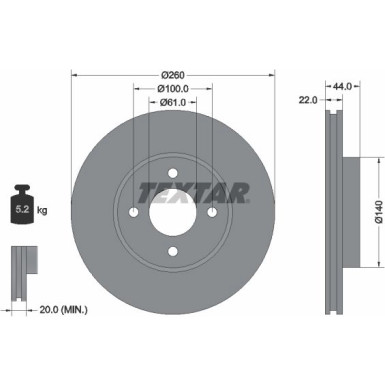 Bremsscheibe 92239903 Bremsscheibe 92239903