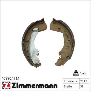 Bremsbackensatz 10990.161.1 Bremsbackensatz 10990.161.1