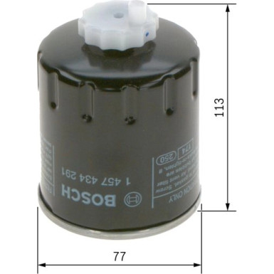 BOSCH Kraftstofffilter 1 457 434 291