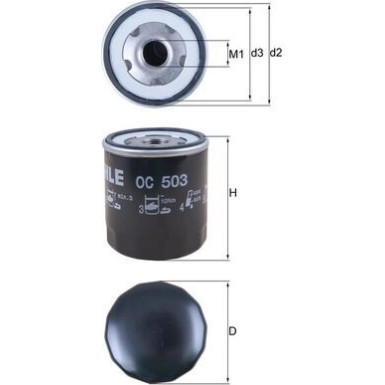 Knecht Ölfilter OC 503 Knecht Ölfilter OC 503