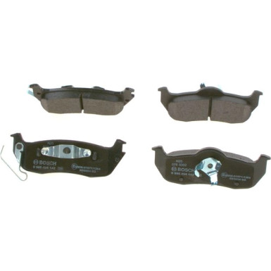 BOSCH Bremsbelagsatz, Scheibenbremse 0 986 494 142 BOSCH Bremsbelagsatz, Scheibenbremse 0 986 494 142