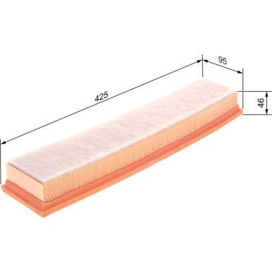 BOSCH 1 457 433 337 Luftfilter BOSCH 1 457 433 337 Luftfilter