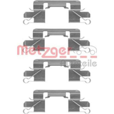 Metzger Zubehörsatz, Scheibenbremsbelag 109-1769
