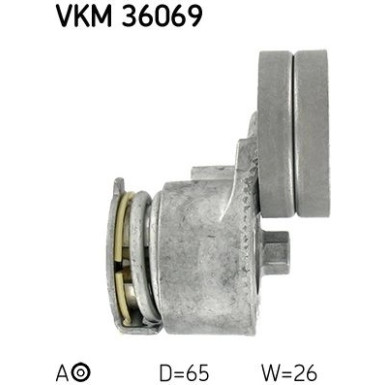 SKF Spannrolle, Keilrippenriemen VKM 36069