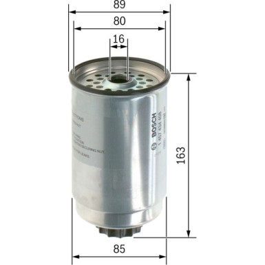 BOSCH Kraftstofffilter 1 457 434 408 BOSCH Kraftstofffilter 1 457 434 408