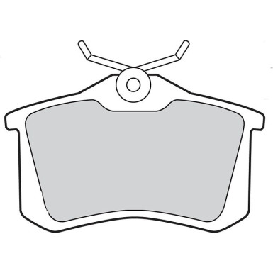 Valeo Bremsbelagsatz, Scheibenbremse 598180