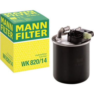 MANN-FILTER WK 820/14 Kraftstofffilter Leitungsfilter, 10mm, 8mm