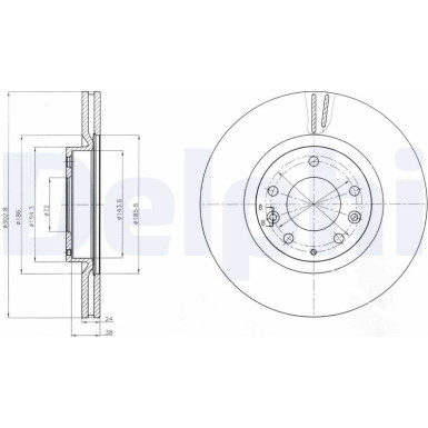 Bremsscheibe BG4316 Bremsscheibe BG4316