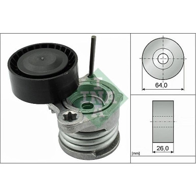 INA Spannarm, Keilrippenriemen 534 0331 10