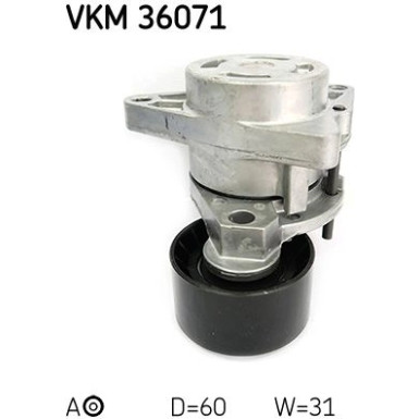 SKF Spannrolle, Keilrippenriemen VKM 36071