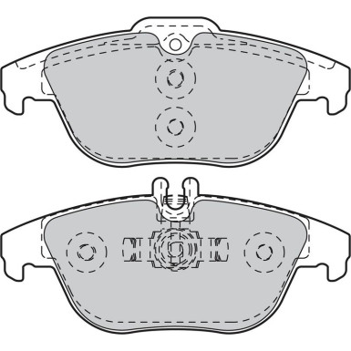 Valeo Bremsbelagsatz, Scheibenbremse 601051 Valeo Bremsbelagsatz, Scheibenbremse 601051