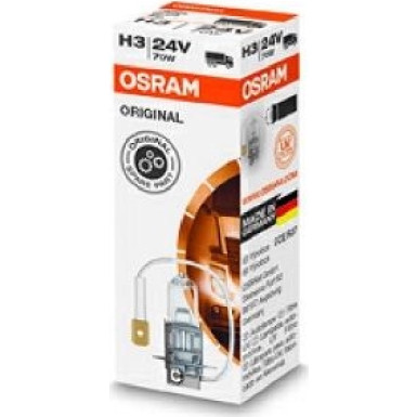 Osram Glühlampe, Fernscheinwerfer Original H3 24V Faltschachtel ORIGINAL 64156