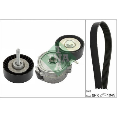 INA Keilrippenriemensatz 529 0395 10