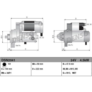 Starter DSN2041 Starter DSN2041