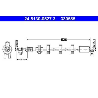 Bremsschlauch 24.5130-0527.3