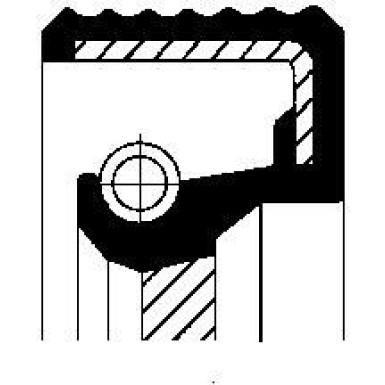 Corteco Wellendichtring, Kurbelwelle 07011545B