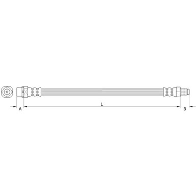 Metzger Bremsschlauch 4110996