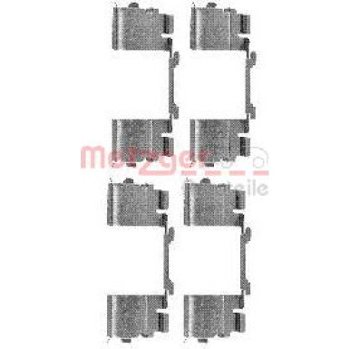 Metzger Zubehörsatz, Scheibenbremsbelag 109-1730