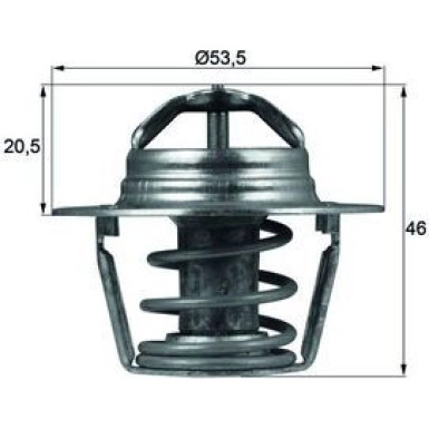 Thermostat, Kühlmittel TX 91 89D
